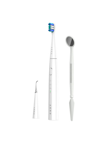 AENO Sonic Electric toothbrush, DB8: White, 3modes, 3 brush heads + 1 