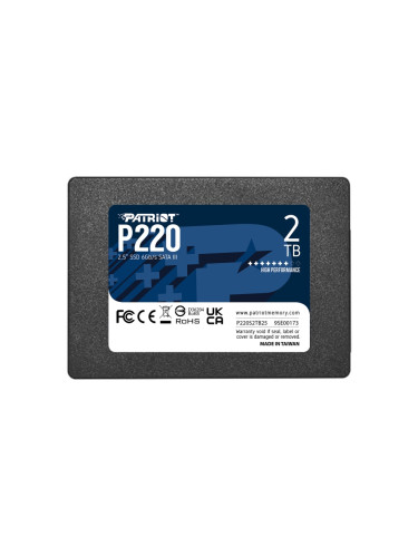 Твърд диск Patriot P220 2TB SATA3 2.5