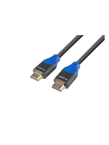 Кабел Lanberg HDMI M/M V2.0 cable 1m 4K CU box, black BOX
