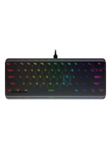 Cougar PURI MINI RGB, Gaming Keyboard, PBT Doubleshot Keycaps, GATERON