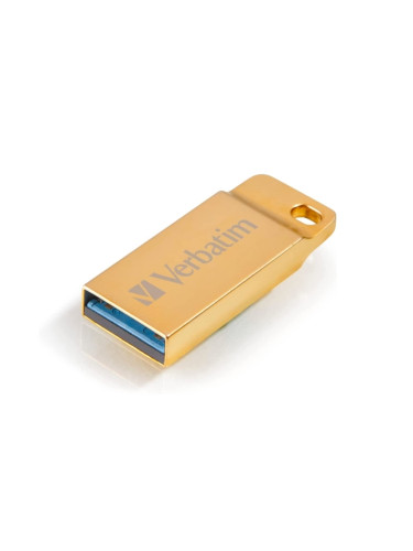 Памет Verbatim Metal Executive 32GB USB 3.0 Gold