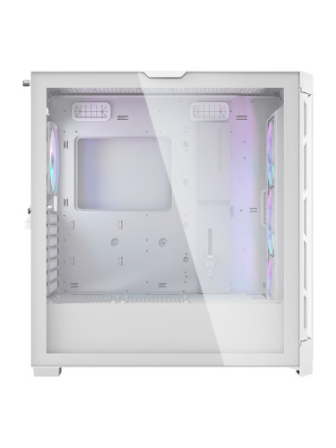 COUGAR DUOFACE PRO RGB White, Mid-Tower, Tempered Glass + Airflow fron