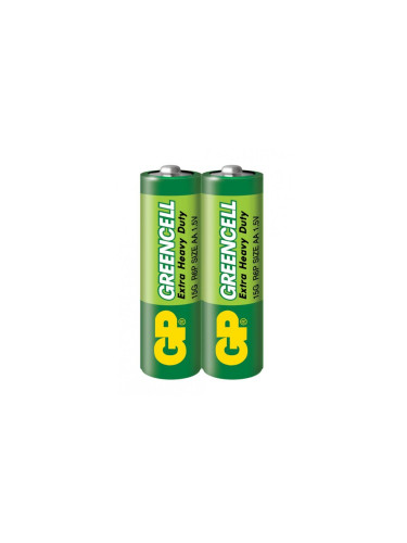 Цинк карбонова батерия GP R6 GREENCELL 15G-S2 /2 бр. в опаковка/ shri