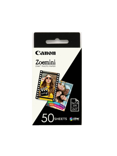 Хартия Canon Zink Paper ZP-203050S 50 Sheets for Zoemini Portable Prin