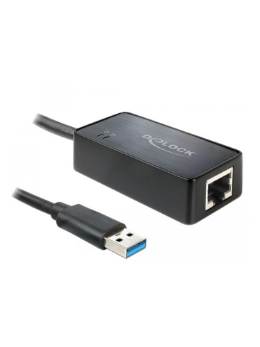 Адаптер DeLock 62121, USB 3.0 към Gigabit LAN 10/100/1000 Mbps