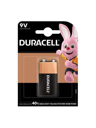 Алкална батерия 6LF22 R22 9V 1pk блистер BASIC DURACELL