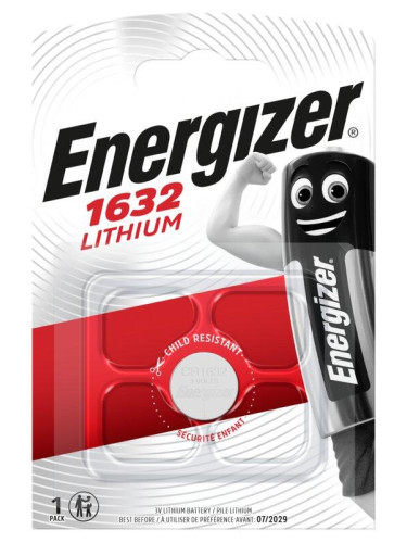 Батерия литиева CR1632 3V GP BATTERIES, 1 бр. блистер /цена за 1 бр./