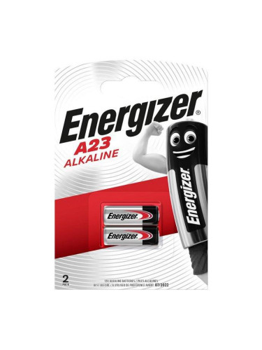 Алкална батерия ENERGIZER А23 LR23, 12V, За аларми, 2бр. блистер /цена