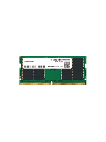 Памет Transcend 16GB JM DDR5 4800 SO-DIMM 1Rx8 2Gx8 CL40 1.1V