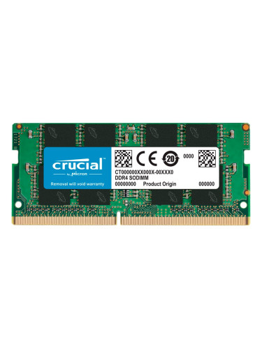 Crucial 8GB DDR4-3200 SODIMM CL22 (8Gbit/16Gbit), EAN: 649528903525