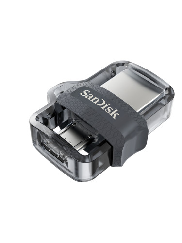 USB памет SanDisk Ultra Dual Drive m3.0, 64GB, OTG, Черен
