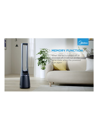 Bladeless Fan & air purifier, Smart WiFi, digital with IOT and remote,