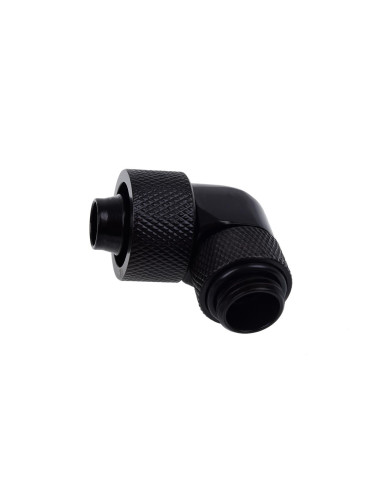 Фитинг Alphacool Eiszapfen, Удължител, 90°, 16/10mm, G1/4, Черен мат