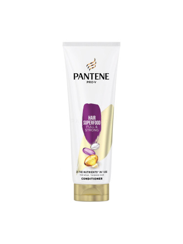 Pantene Superfood Full & Strong Conditioner Балсам за коса за жени 200 ml