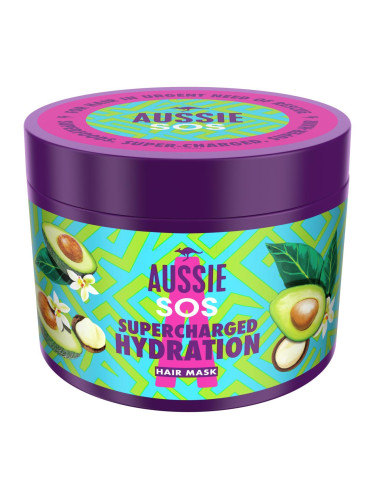 Aussie SOS Supercharged Hydration Hair Mask Маска за коса за жени 450 ml