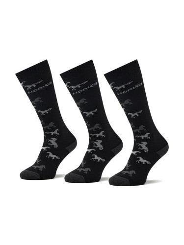 Horka Дълги чорапи unisex Riding Socks 145450-0000-0203 Черен