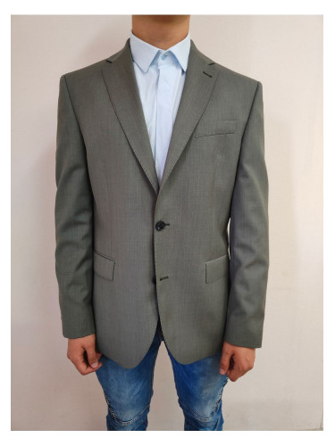 Мъжко елегантно сако в сив цвят Benvenuto