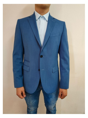 Елегантно сако в син цвят Benvenuto