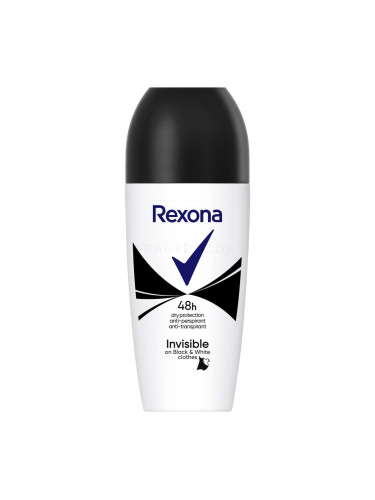 Rexona MotionSense Invisible Black + White Антиперспирант за жени 50 ml