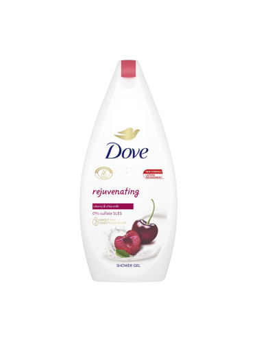 Dove Rejuvenating Cherry & Chia Milk Душ гел за жени 450 ml