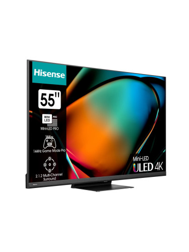 Телевизор Hisense 55" U8KQ, 4K Ultra HD 3840x2160, ULED Pro, FALD, Qua