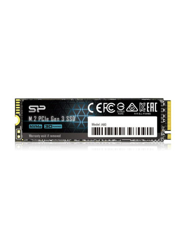 SSD Silicon Power A60 M.2-2280 PCIe Gen 3x4 NVMe 512GB