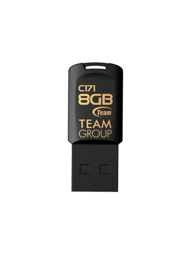 USB памет Team Group C171, 8GB, USB 2.0, Черен