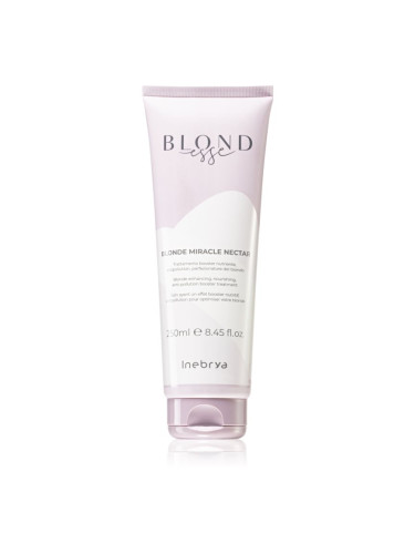 Inebrya BLONDesse Blonde Miracle Nectar дълбоко подхранваща грижа за руса коса 250 мл.