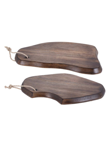 ДЪРВЕНО ПЛАТО ЗА СЕРВИРАНЕ АСОРТИ 26/36 СМ