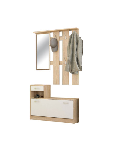 Антре цвят натурал-бял