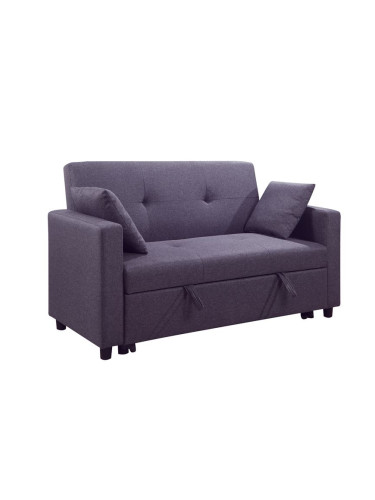 Разтегателен диван кафяв цвят