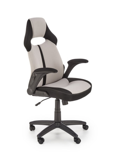Офис кресло - сиво/черно