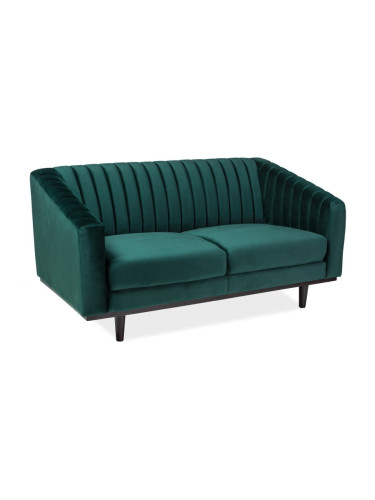 Кадифен диван - зелен Bluvel 78