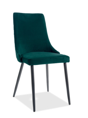 Тапициран стол - зелен
