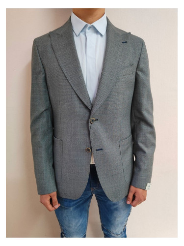  Елегантно мъжко сако в сив цвят Van Gils