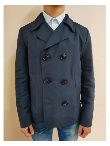Стилно мъжко сако в тъмносин цвят Van Gils