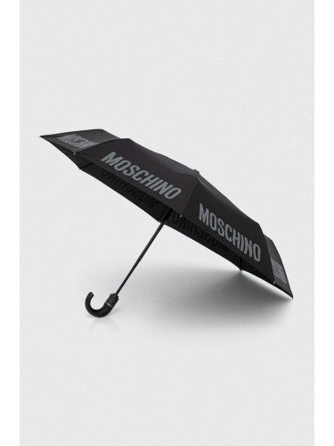 Чадър Moschino в черно 8064