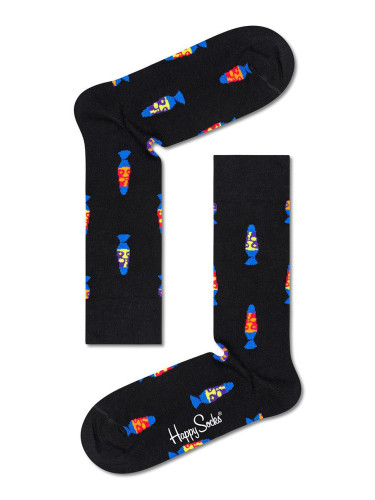 Чорапи Happy Socks мъжки в черно
