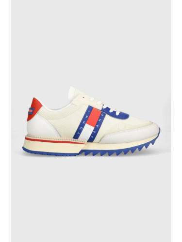 Маратонки Tommy Jeans TJM RUNNER TRANSLUCENT в бежово EM0EM01219