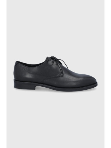 Кожени половинки обувки Vagabond Shoemakers Percy мъжки в черно