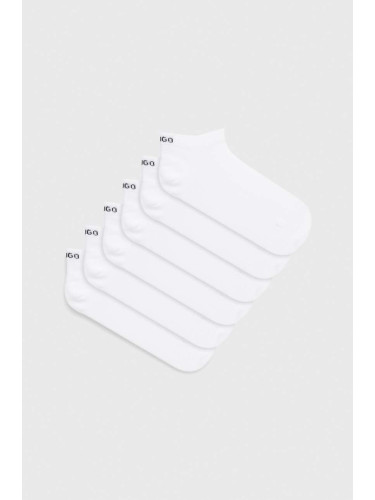 Чорапи HUGO (6 броя) в бяло 50483086