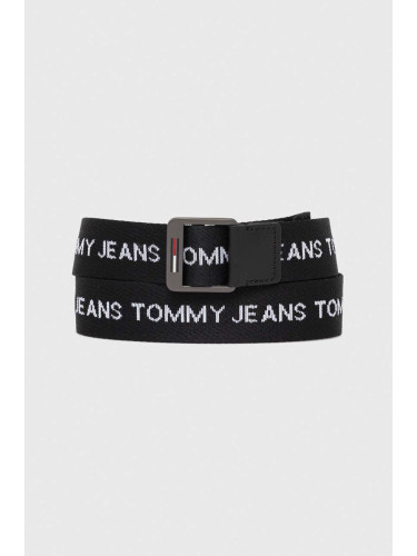 Колан Tommy Jeans мъжки в черно