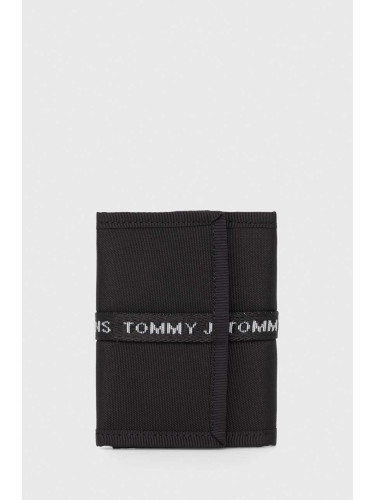 Портмоне Tommy Jeans мъжки в черно