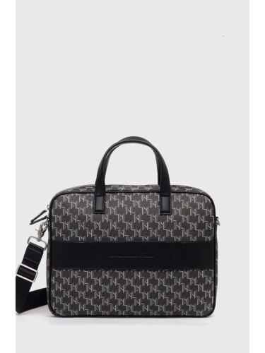 Чанта за лаптоп Karl Lagerfeld в черно