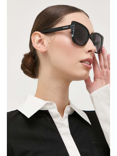 Слънчеви очила Burberry MERYL в черно 0BE4393