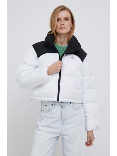 Яке Calvin Klein Jeans в бяло зимен модел