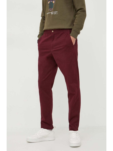 Панталон Polo Ralph Lauren в бордо със стандартна кройка