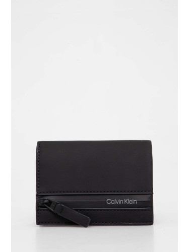 Портмоне Calvin Klein мъжки в черно