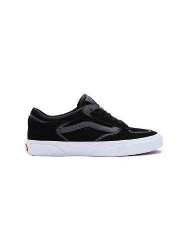 Велурени кецове Vans Rowley Classic в черно VN0009QJKOU1