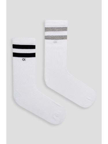Чорапи Calvin Klein мъжки в бяло 701218711